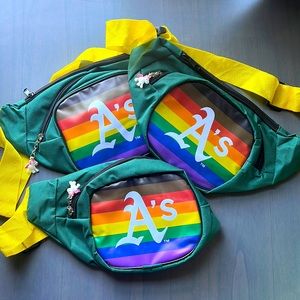 oakland athletics unicorn fanny pack